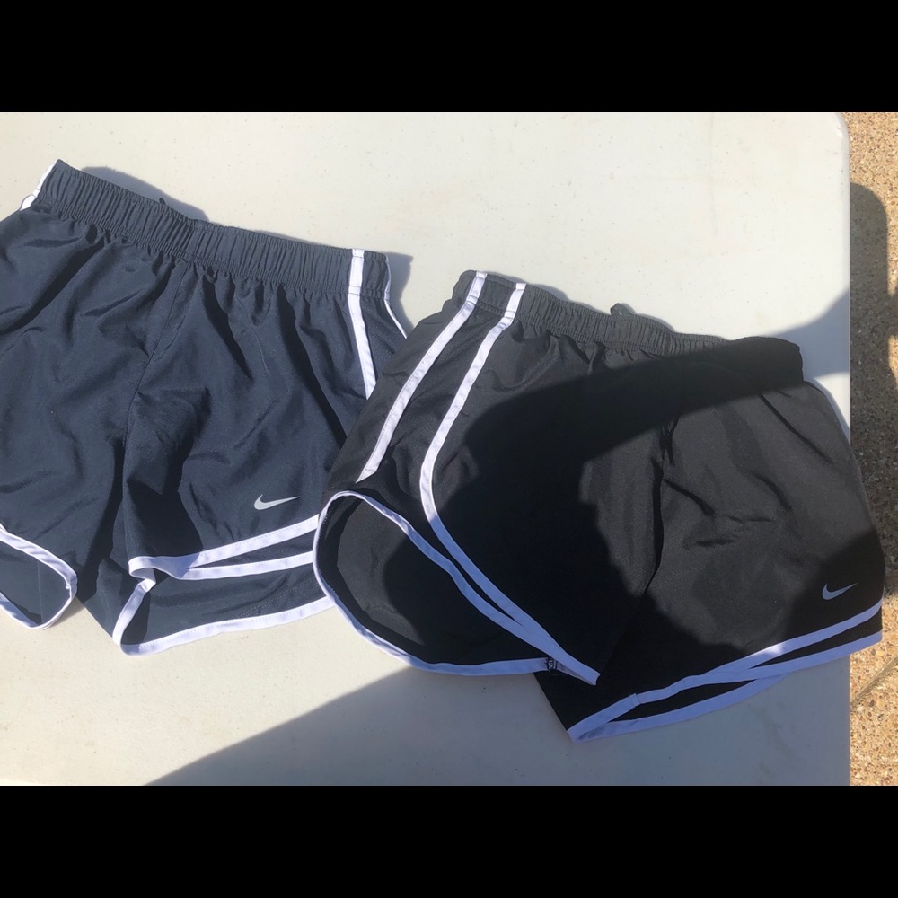 Small Navy and black nike shorts